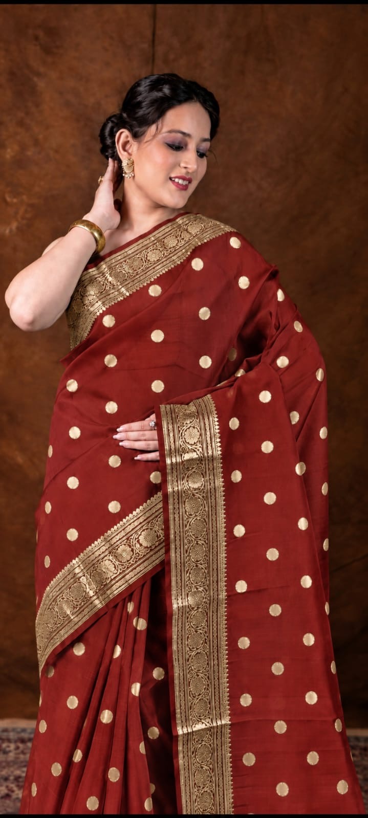 Banarasi Kora Organza Sari