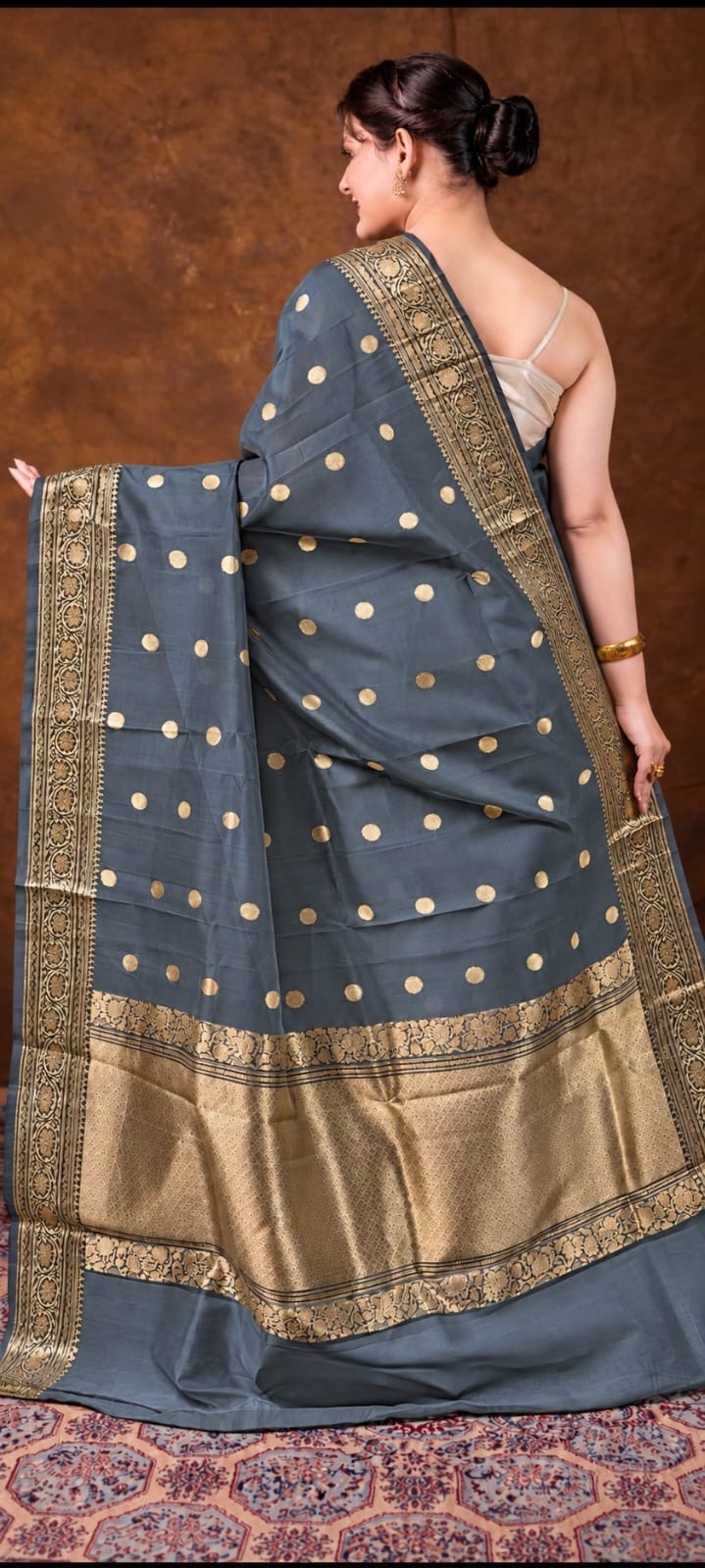 Banarasi Kora Organza Sari
