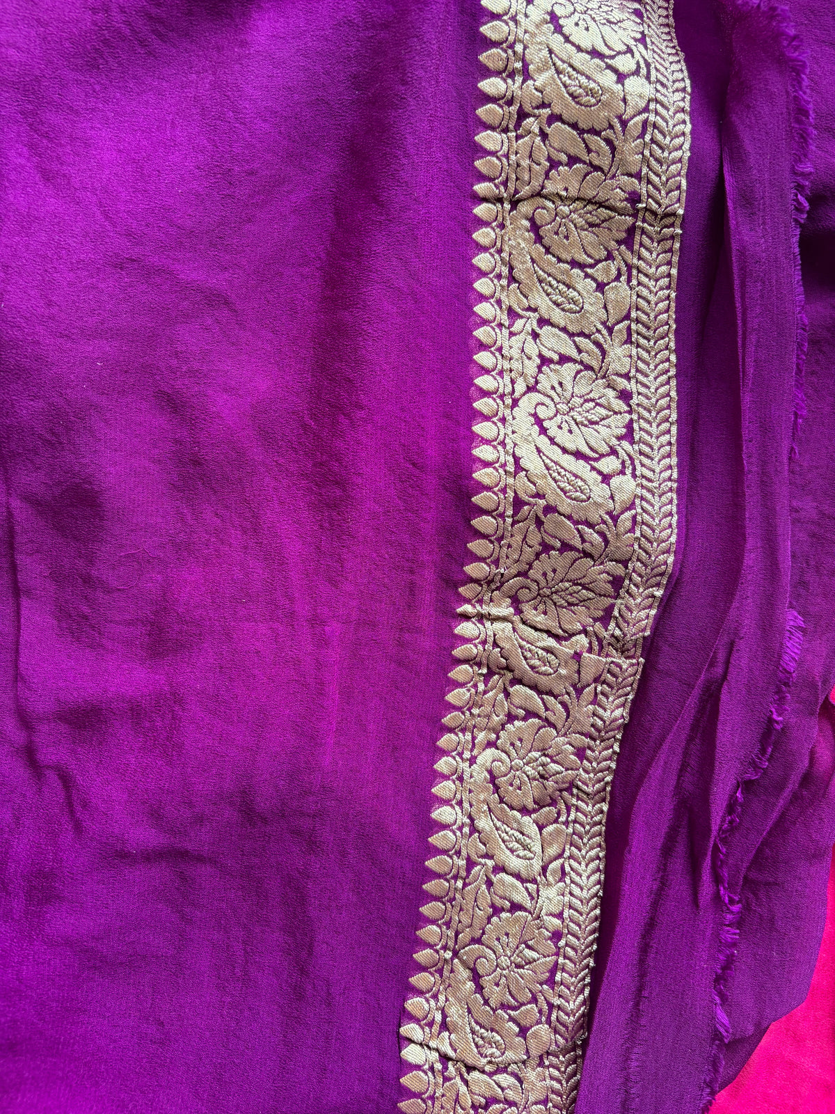 Khaddi Georgette Banarasi Saree