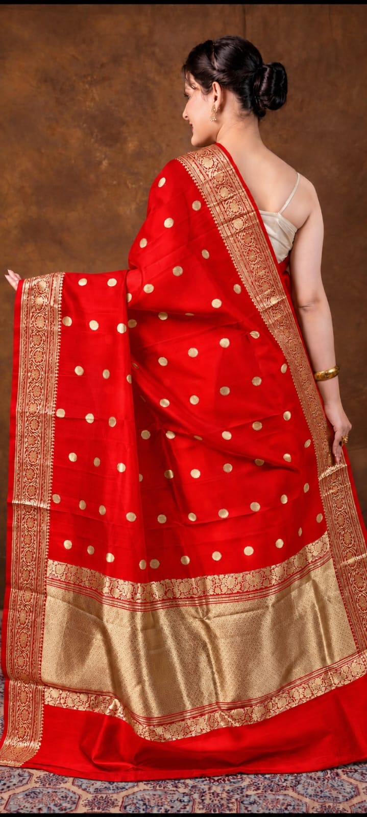 Banarasi Kora Organza Sari