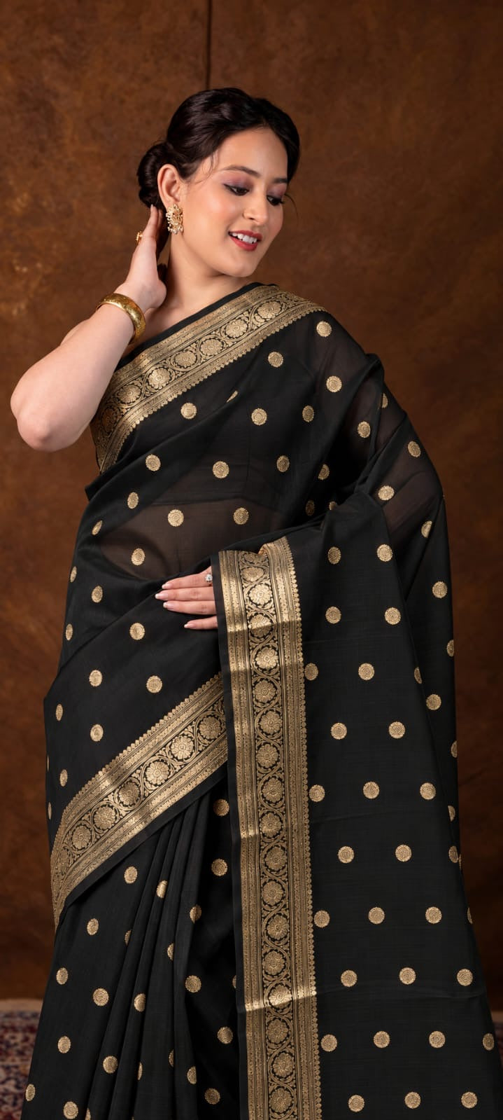Banarasi Kora Organza Sari