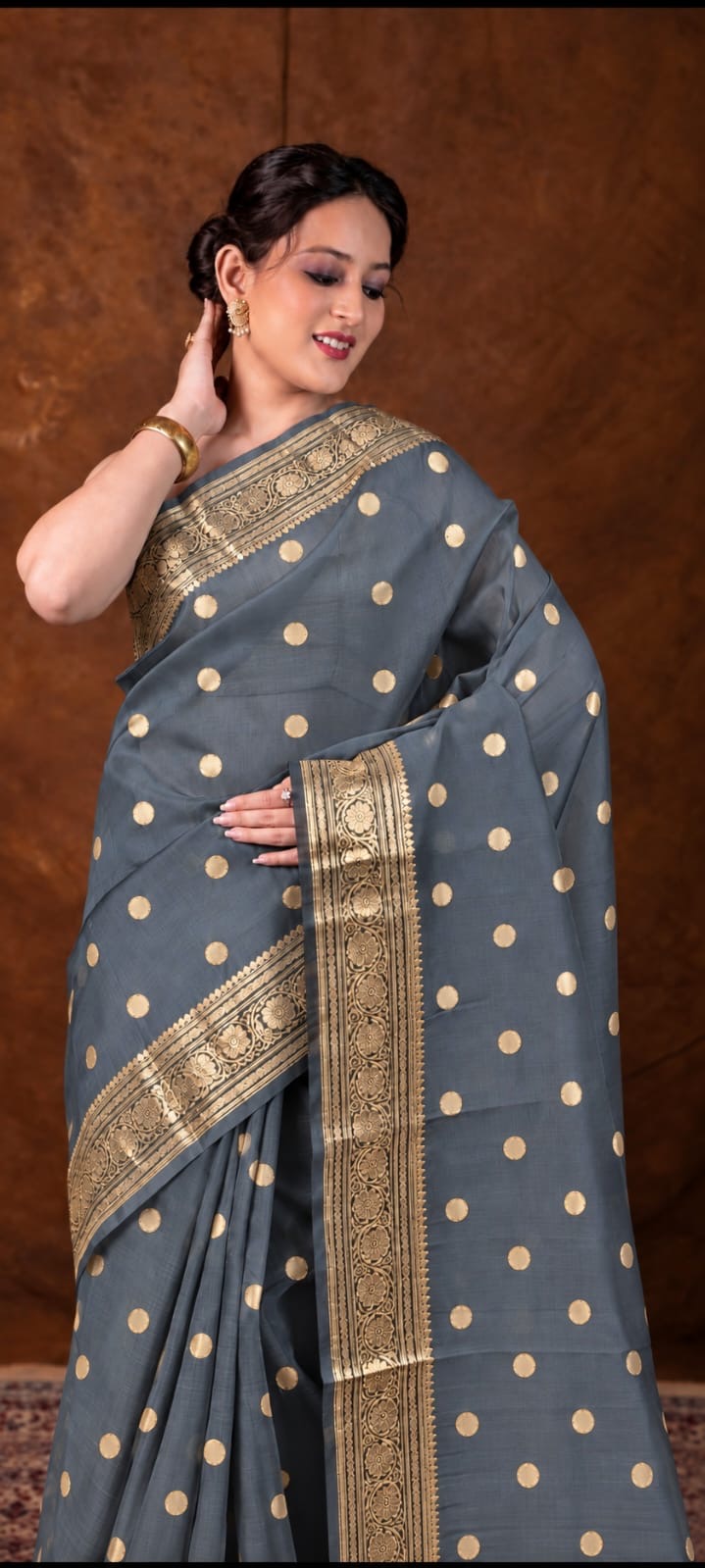 Banarasi Kora Organza Sari