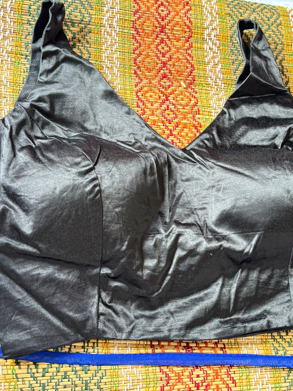 Handwoven Black Banarasi Pure Silk Stitched Blouse